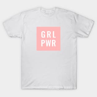 GRL PWR White Rose T-Shirt